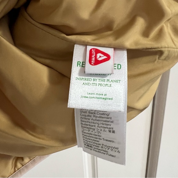 J. Crew Signature Puffer Vest in Cream - Size Small - Picture 7 of 14